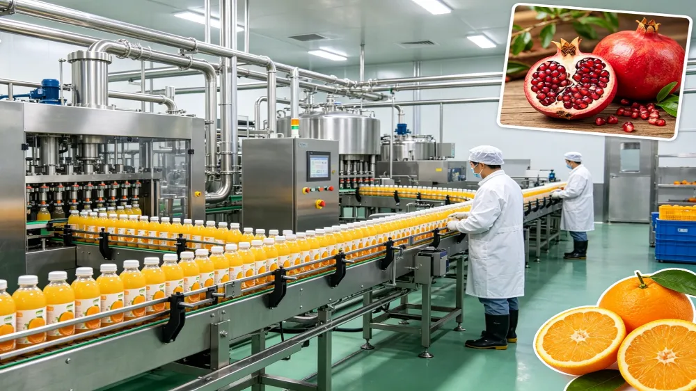 Көптеген жеміс түрлерін өңдейтін шырын өндіру желісін қалай құруға болады Көптеген жеміс түрлерін өңдейтін шырын өндіру желісін қалай құруға болады